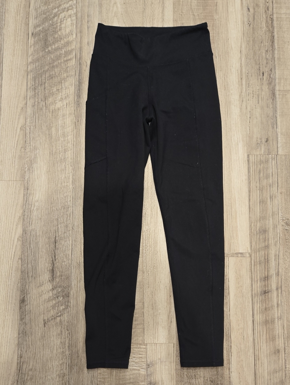 abercrombie kids Black Performance Leggings with Logo Waistband